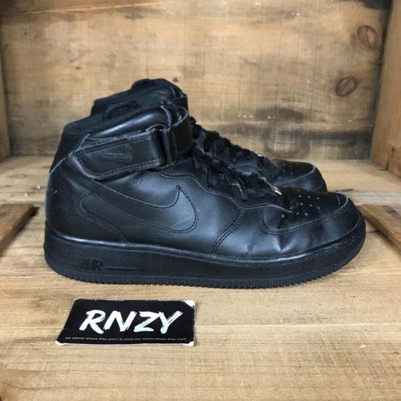 Nike Other - Nike Air Force 1 Mid ‘07 Triple Black